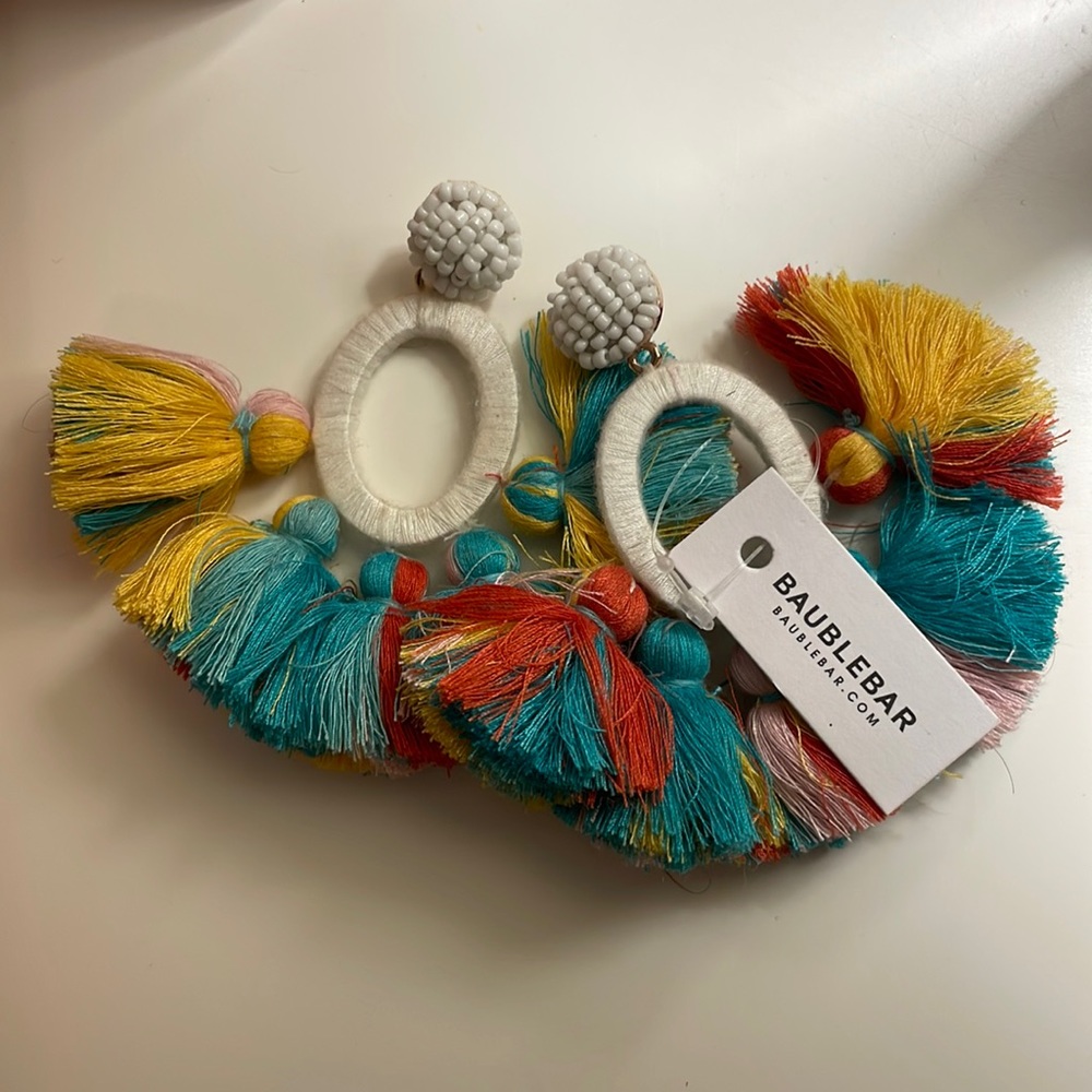 Bauble bar tassel earrings